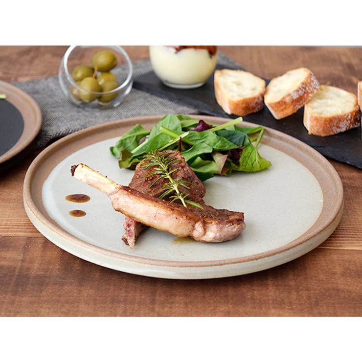 EAST table フラット　ラウンドプレート　23cm　