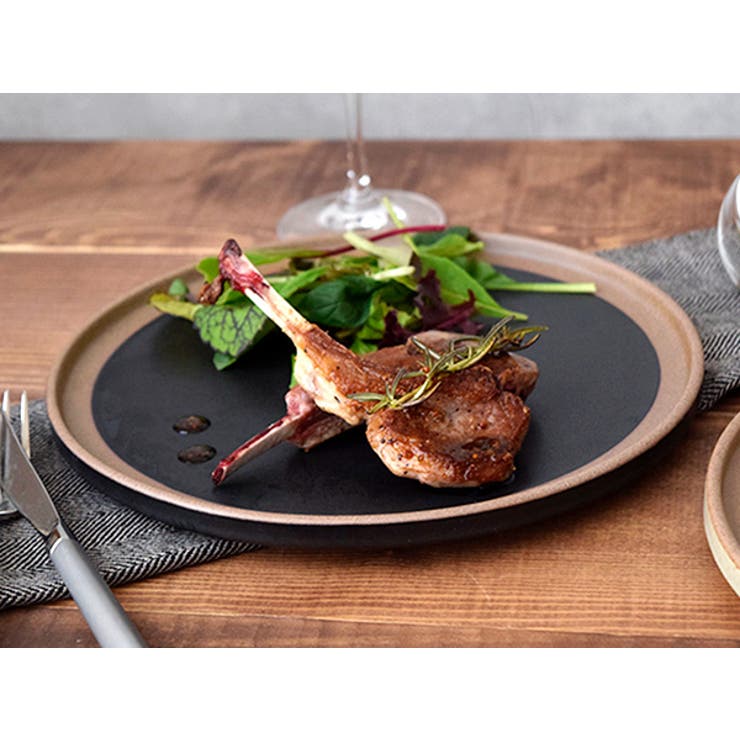 EAST table フラット　ラウンドプレート　23cm　