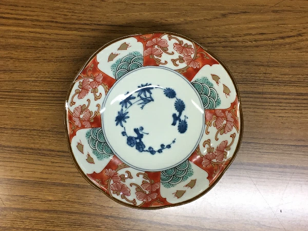 美濃焼 染錦古伊万里 錦金彩千鳥 中鉢 16cm