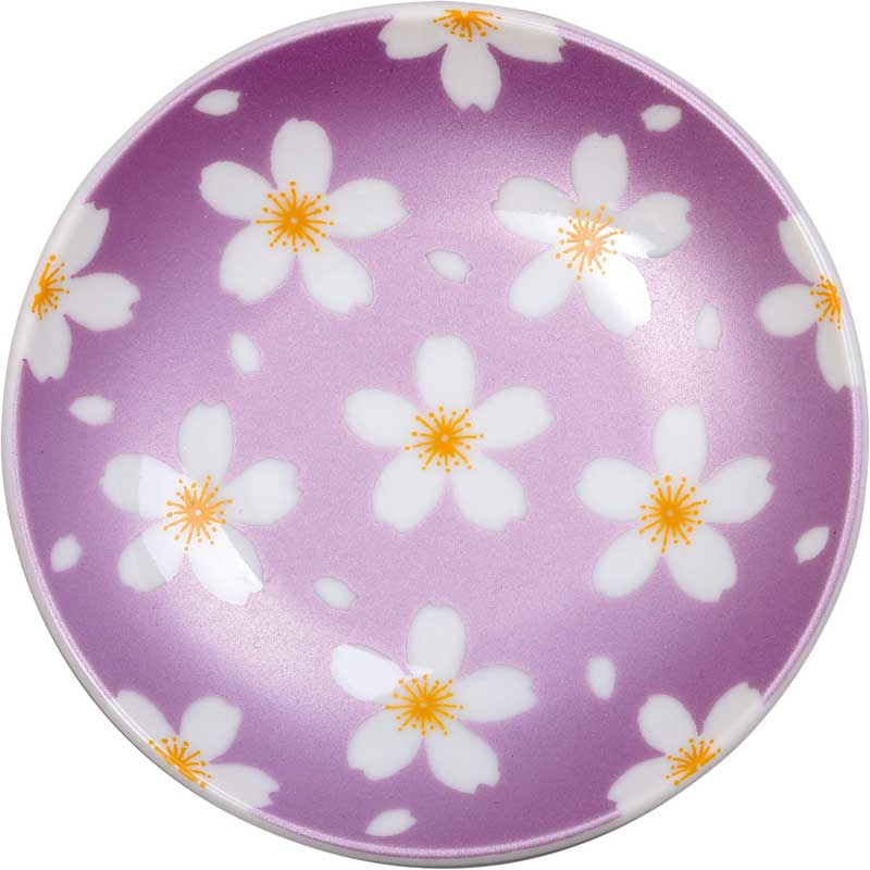 九谷焼 豆皿 キラキラ さくら 【5種類から選べる】