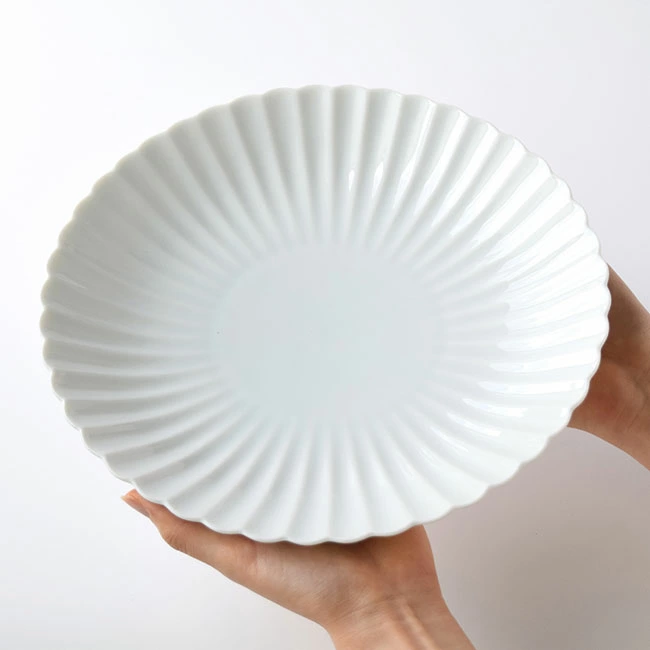 和食器 パスタ皿 大皿 26cm「 たち吉 白菊 大皿 」