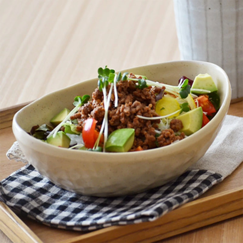 和食器 ボウル 和の楕円鉢　大鉢