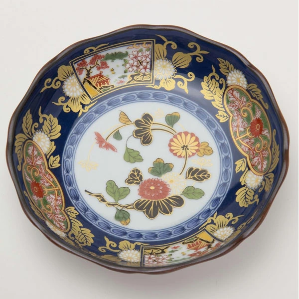 八角取皿 (5枚セット) 献上古伊万里調 有田焼 西日本陶器