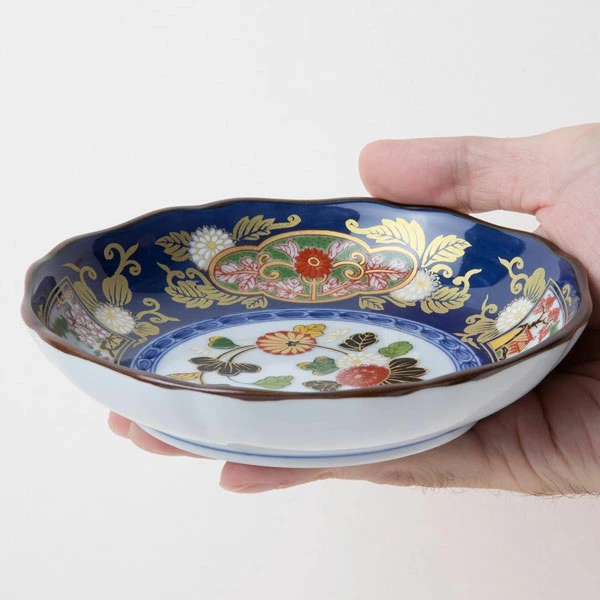 八角取皿 (5枚セット) 献上古伊万里調 有田焼 西日本陶器