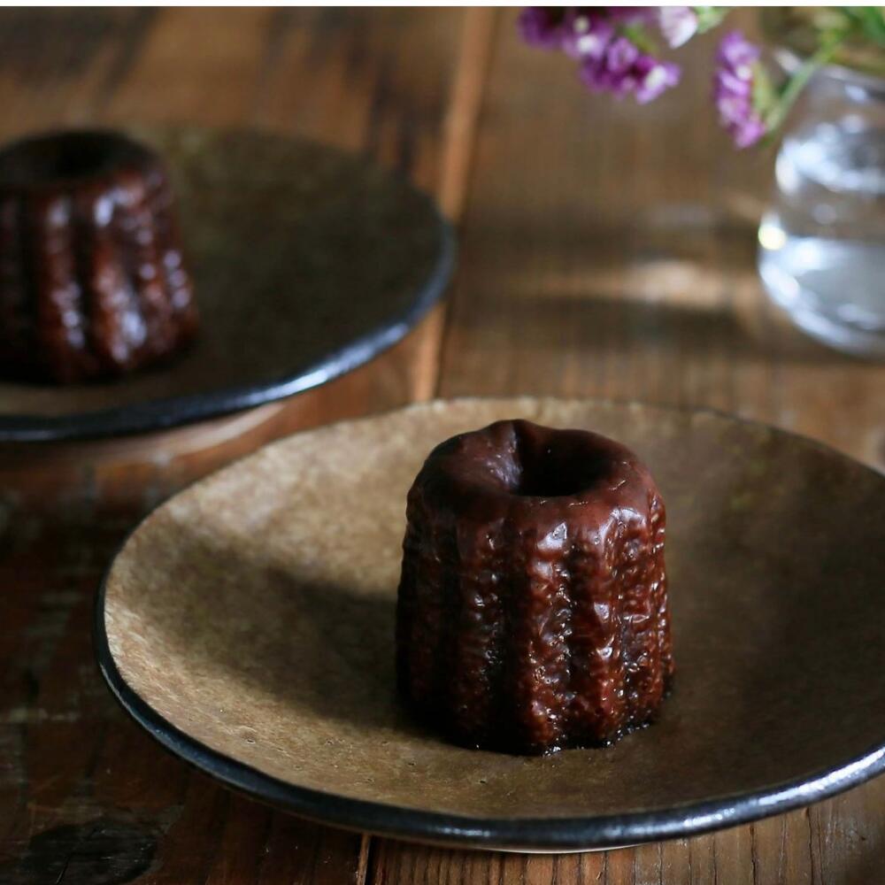 美濃焼 アース 手びねり 16.5cm 平皿 取り皿 マットブラウン フチ有 陶磁器